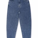 Ballon Jeans mittelblau